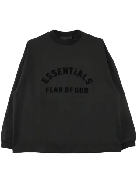 Hanorac Fear Of God Essentials cu imagine negru