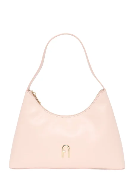 Furla geantă de piele roz