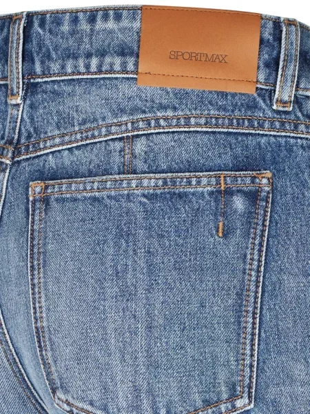 Jeansy Sportmax niebieskie