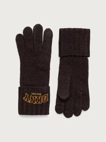 DKNY rukavice hnědé