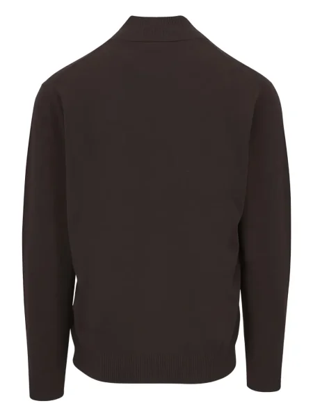 Кашмирен пуловер Kinross Cashmere кафяво