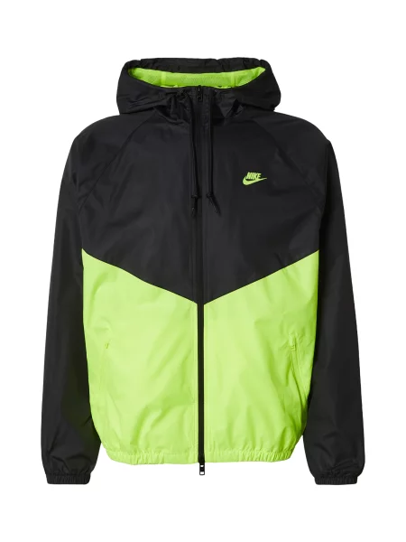 Nike Sportswear Geacă de primăvară-toamnă galben citron negru