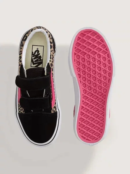 Vans Old Skool V ниски кецове за деца кафяво