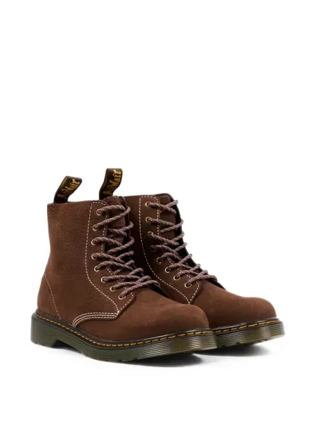 Buty do kostki dziecięce Dr. Martens brązowe