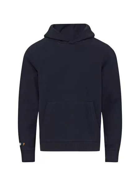 Majica s kapuljačom Orlebar Brown s autogramom plava