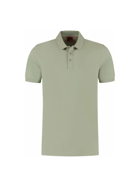 Koszulka polo z nadrukiem z logo model ‘Donos’ Hugo zielone