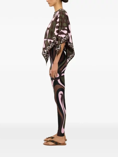 Leggings Pucci cu imagine negru