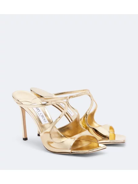 Papuci tip mules Jimmy Choo din piele