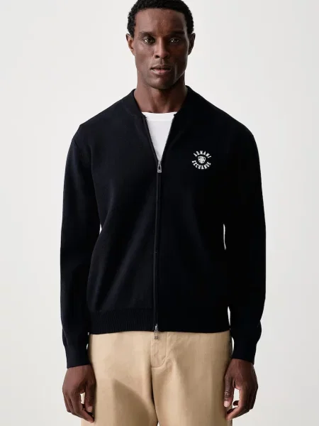 Armani Exchange cardigan pentru bărbați cu amestec de lână