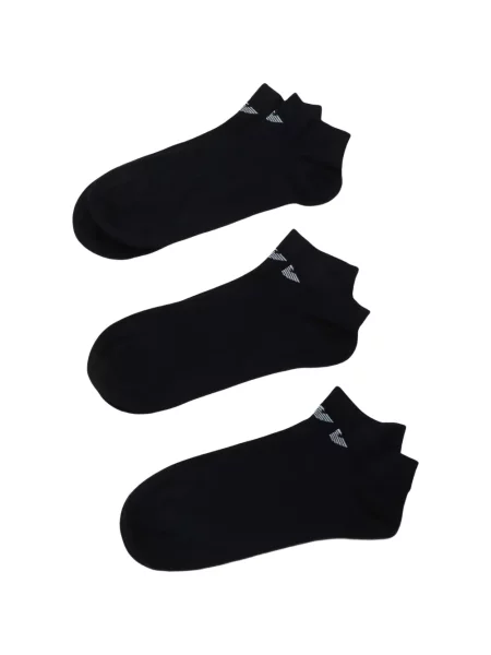 Șosete Emporio Armani cu autograf negru
