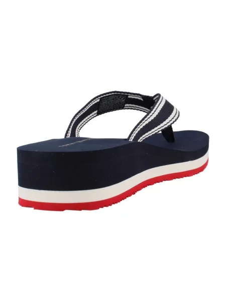 Dámske žabky Tommy Hilfiger Flag Print Summer Sandal rwb modrá