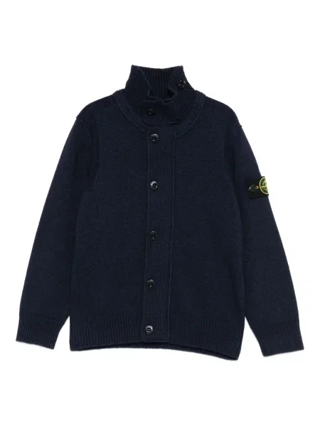 Kardigan dziecięcy Stone Island niebieski