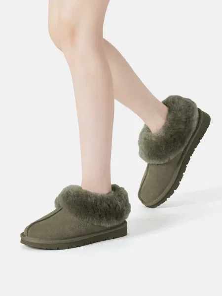 Everau Papuci de casă Ibis oliv