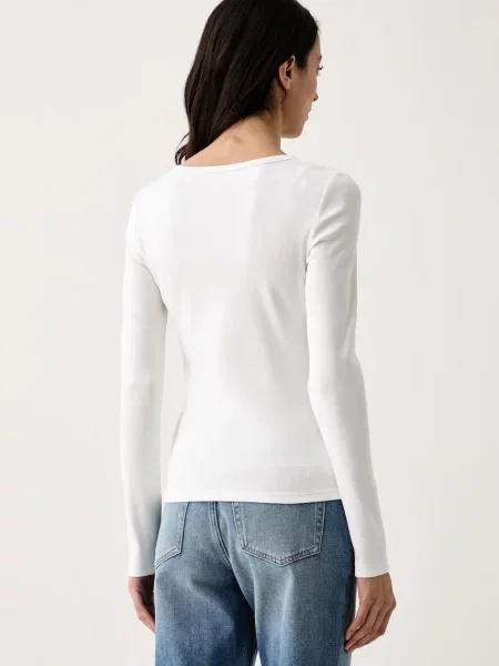 Calvin Klein Jeans longsleeve z biała
