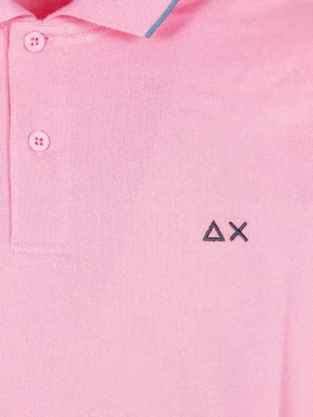 Tricou polo Sun68 roz