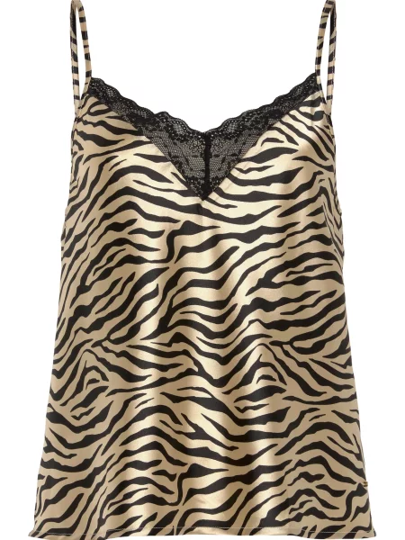 BUFFALO Top bej negru