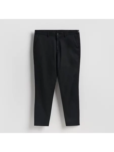 Reserved Kalhoty chino slim fit černý