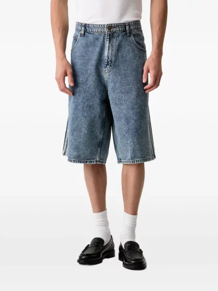 Hanorac Adidas cu glugă cu imagine din țesătură twill albastru