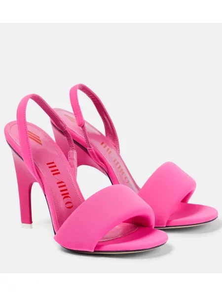 Сандали The Attico с отворена пета розово
