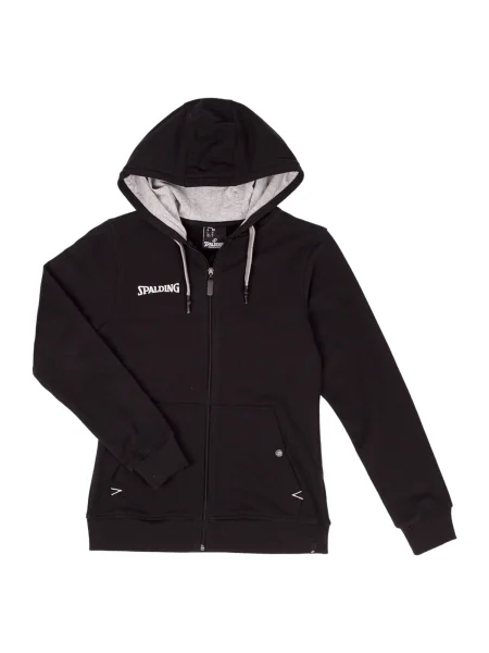SPALDING Sportovní mikina černá bílá