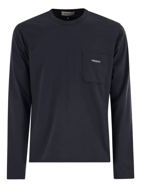 Tricou Premiata din jerseu albastru