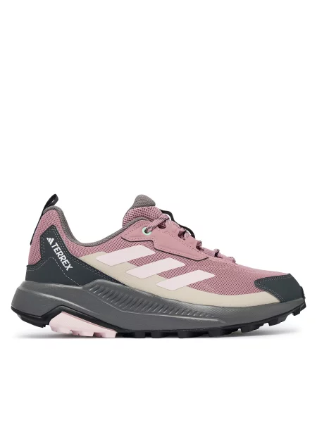 ADIDAS TERREX Poltopánky Anylander sivá / tmavosivá / orgovánová / svetlofialová fialová
