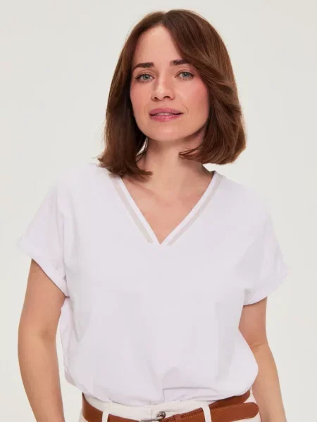 Tricou Marisse alb