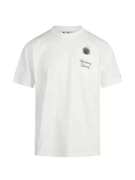 Tricou Mc2 Saint Barth cu broderie alb