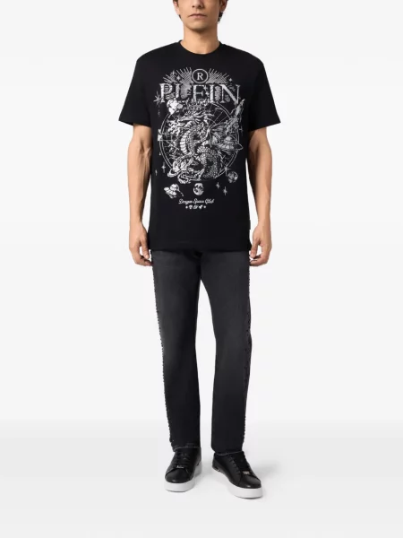 Scurt tricou Philipp Plein negru