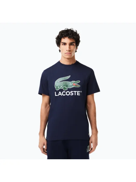 Tricou pentru bărbați Lacoste navy blue albastru