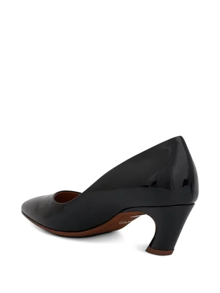 Pantofi cu toc Chloé din piele negru
