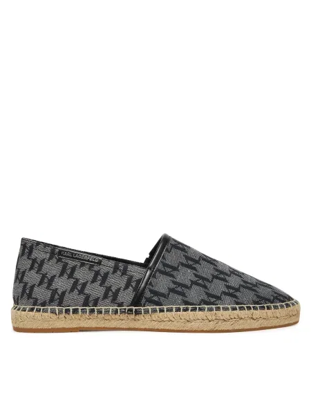 Espadrile KARL LAGERFELD negru