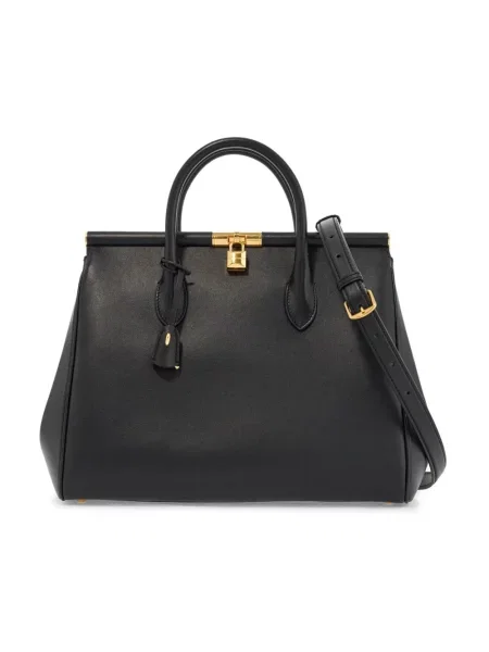 Torebka Dolce And Gabbana skórzana czarna