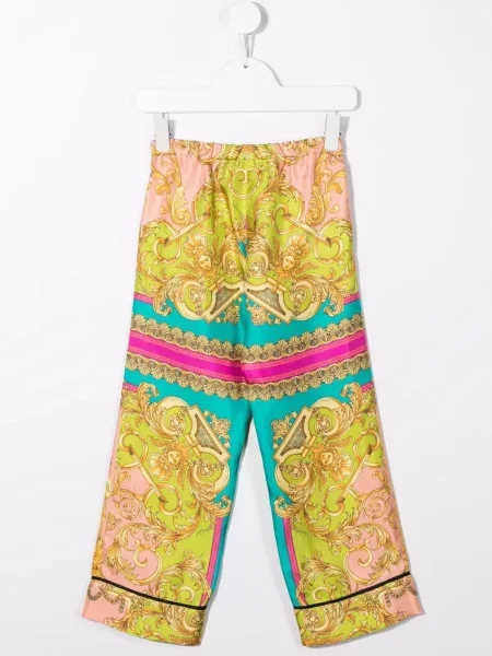 Pantaloni copii Versace galben