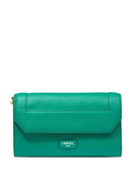 Colier Lancel din piele verde