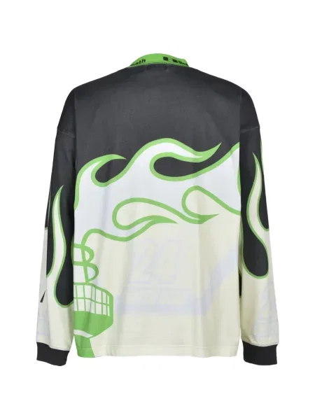 Lung tricou Breath cu imagine negru