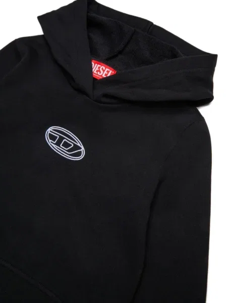 Bluza z kapturem dziecięca Diesel czarna