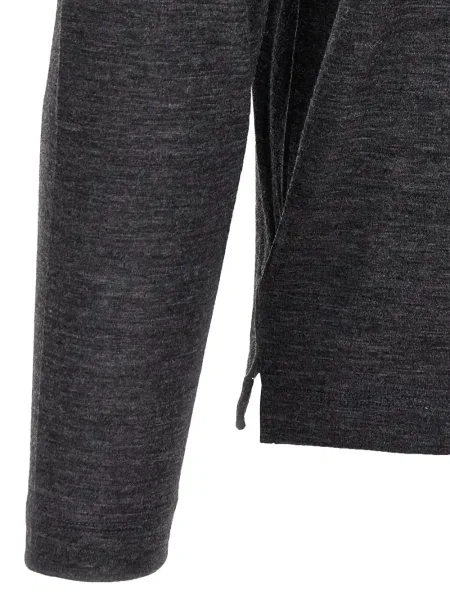 Tricou Zanone cu decolteu rotund gri