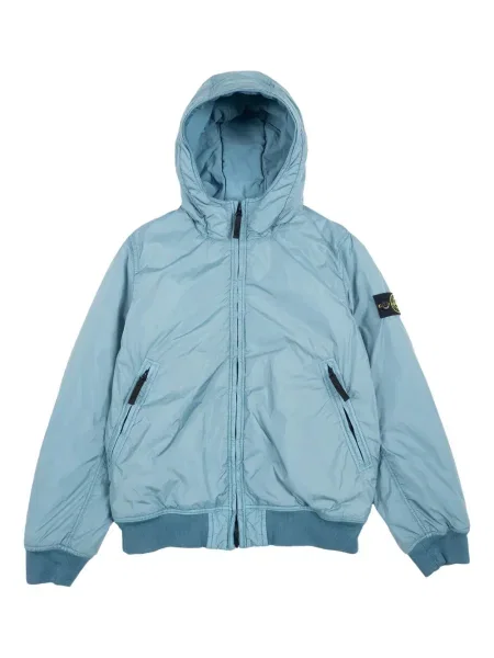 Kurtka bomber dziecięcy Stone Island niebieski