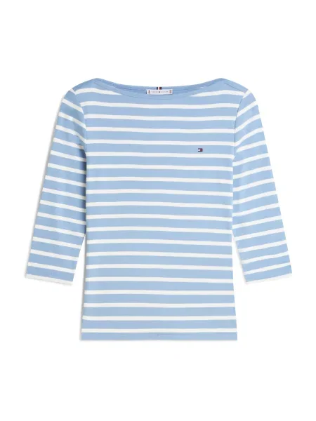 TOMMY HILFIGER Majica New Cody svetlo modra bela