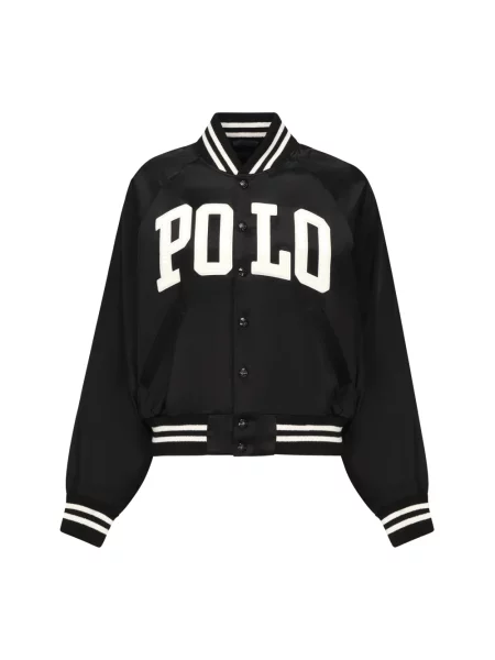 Polo Ralph Lauren kurtka bomber przejściowa oversize czarny