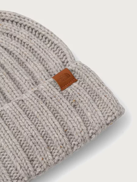 The North Face căciulă din lână merino gri