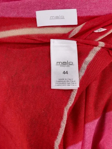 Koszulka Malo w paski czerwona