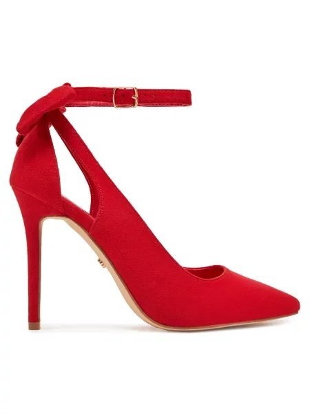 Туфли Deezee на шпильке красные