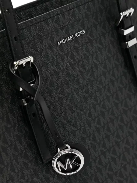 Shopper torbica Michael Kors s autogramom crna