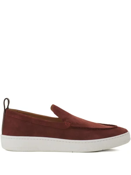 Sneakerși Lanvin din piele de căprioară maro