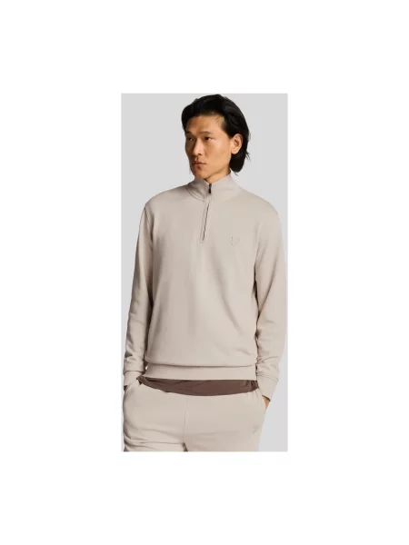 Bluza rozpinana Lyle & Scott beżowa