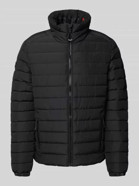 Kurtka pikowana ze stójką model ‘Fuji’ Superdry czarna