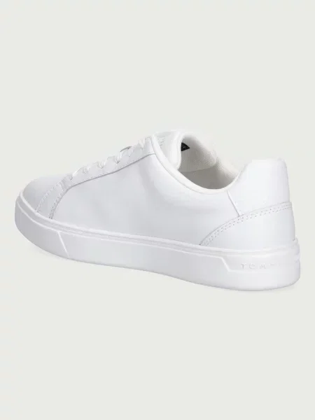 Tommy Hilfiger FLAG COURT SNEAKER sneakersy skórzane białe