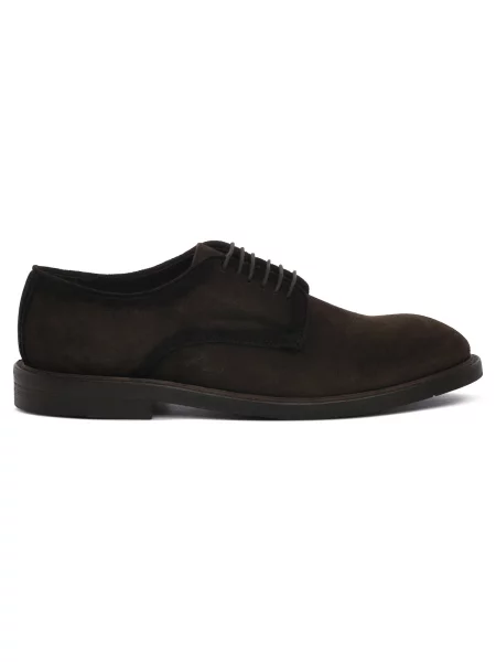 Pantofi Luca Rossi din piele de căprioară maro